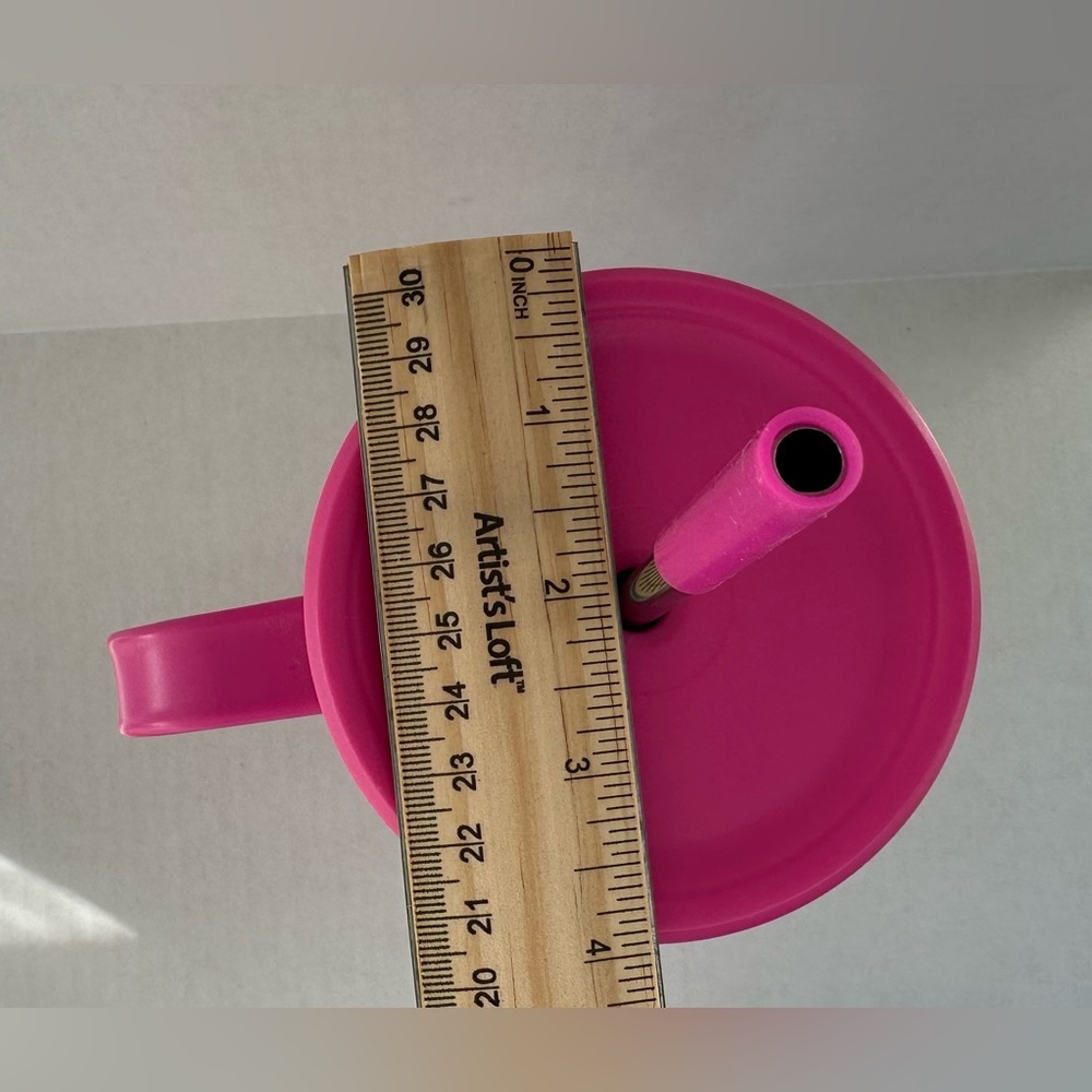 Meoky 40oz Festive Pink Holiday Tumbler with Straw - Picture 6 of 17
